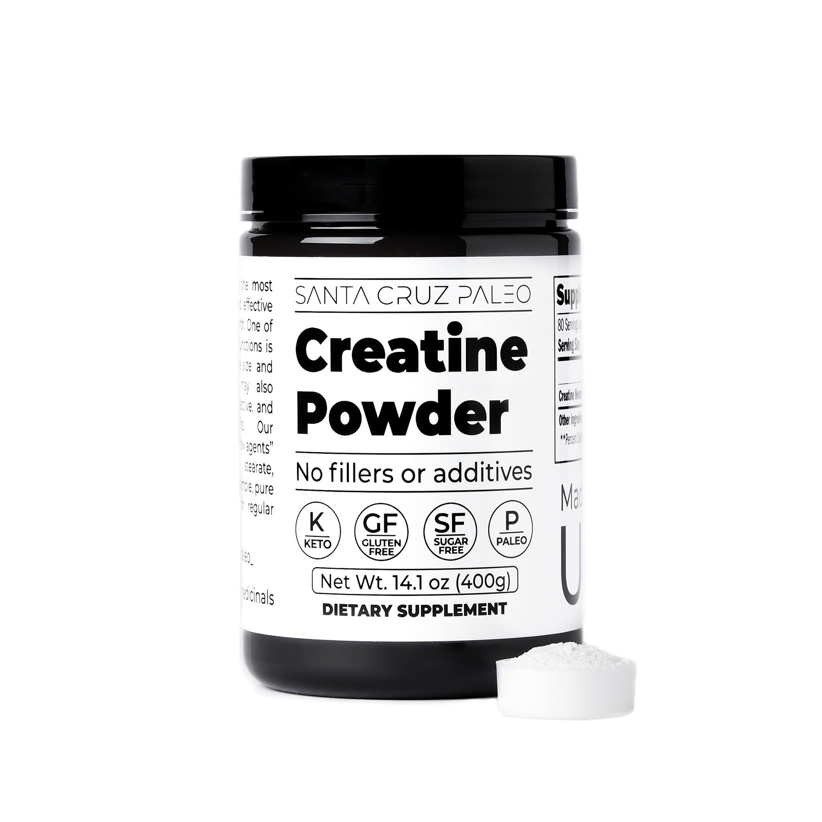 Santa Cruz Paleo, Creatine Monohydrate 14.1 Ounce (Pack of 1), Wwab-aza1528