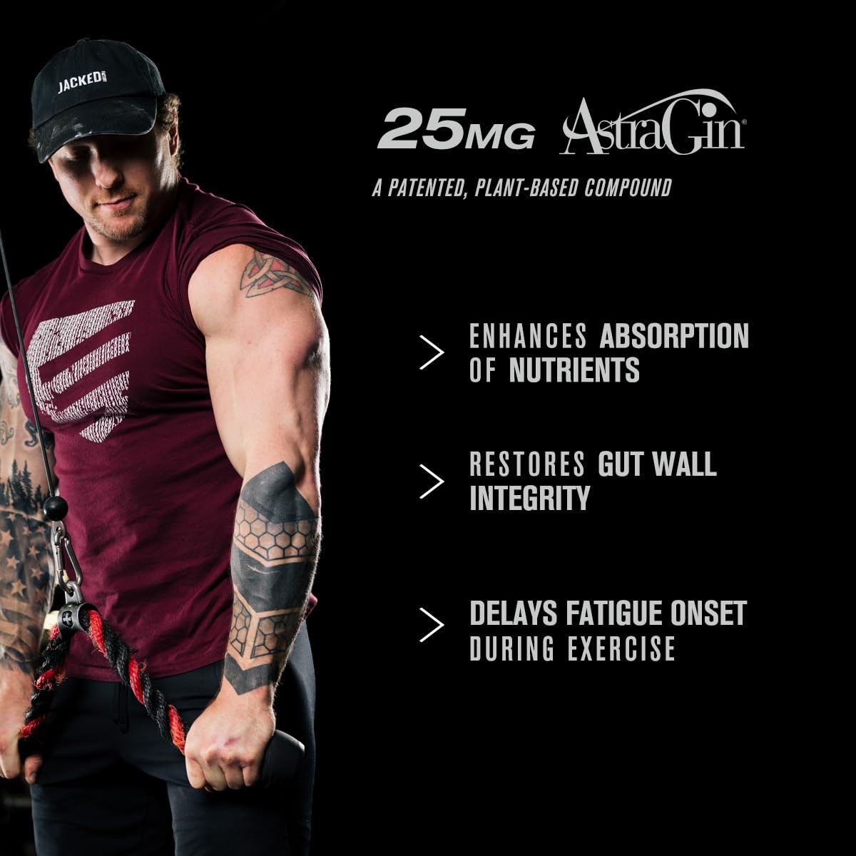 Jacked Factory BuildXT Daily Muscle Builder & Performance Enhancer Muscle Bu…