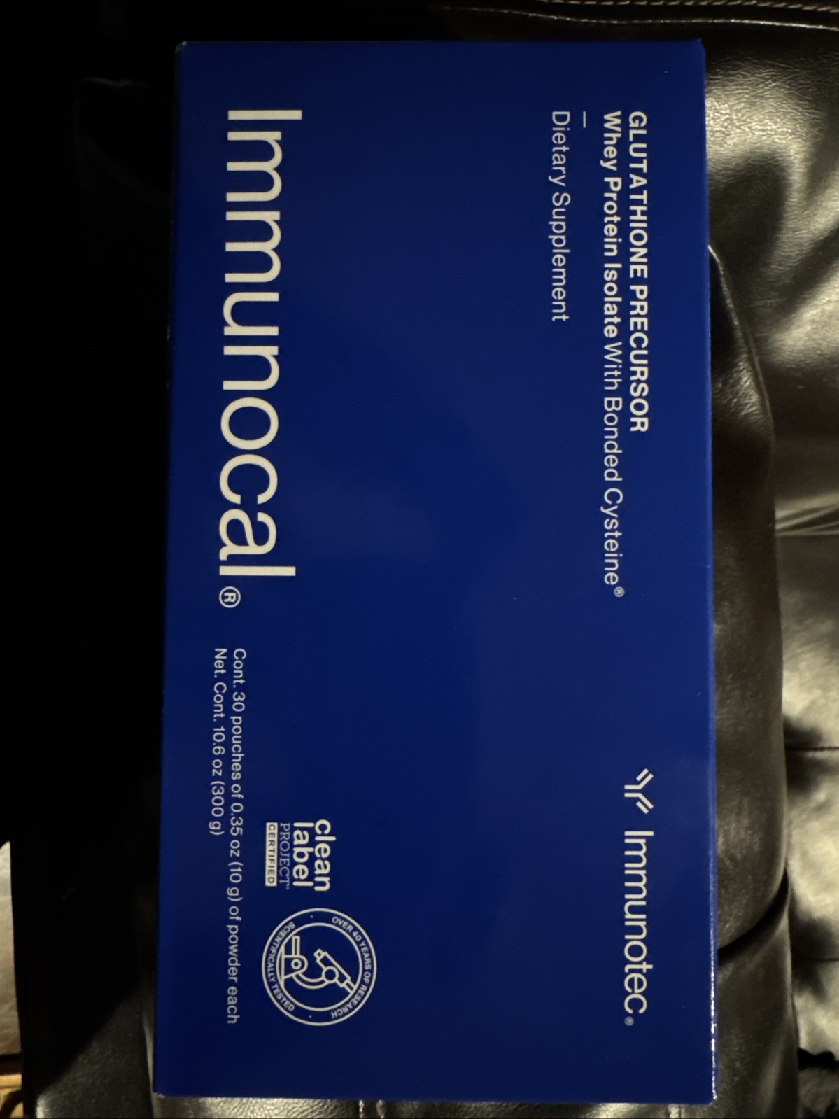 Immunocal Classic Blue Regular Glutathione Precursor, 30 Pouches by Immunotec