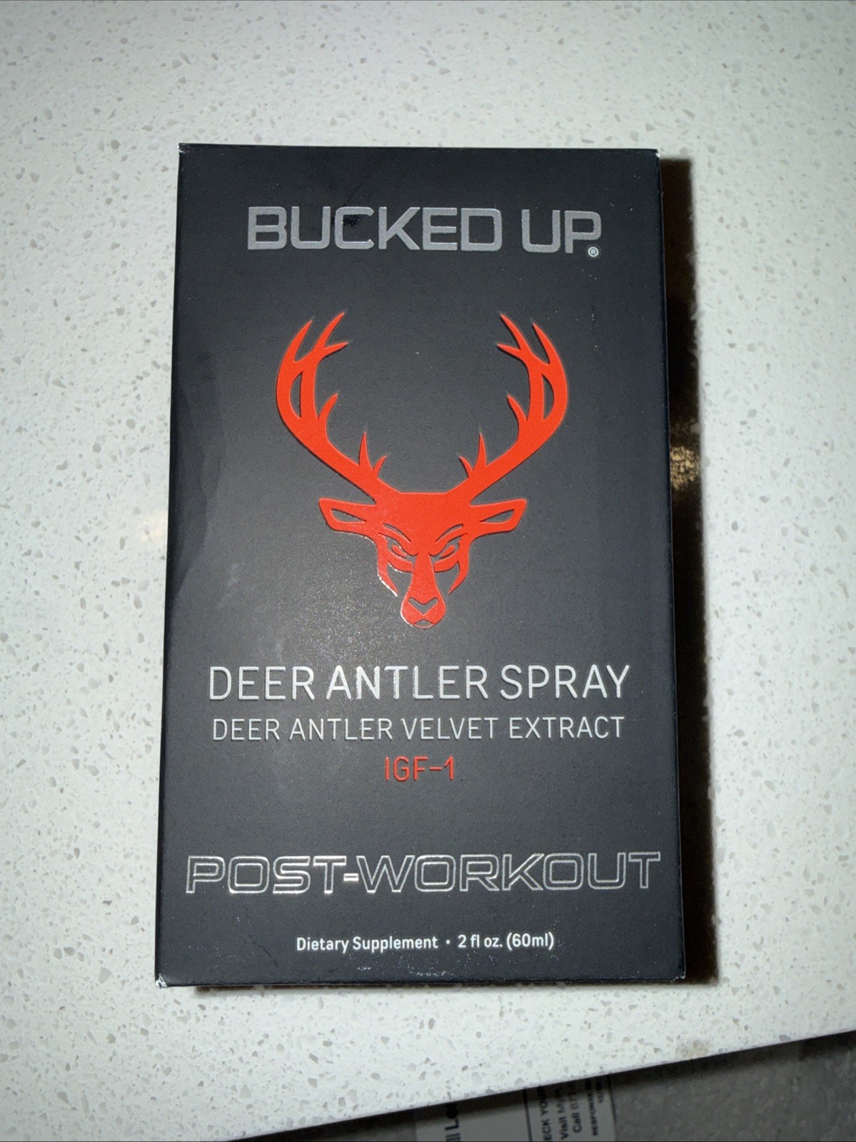 Bucked Up Deer Antler Velvet Extract Spray – 2 fl oz (IGF-1)