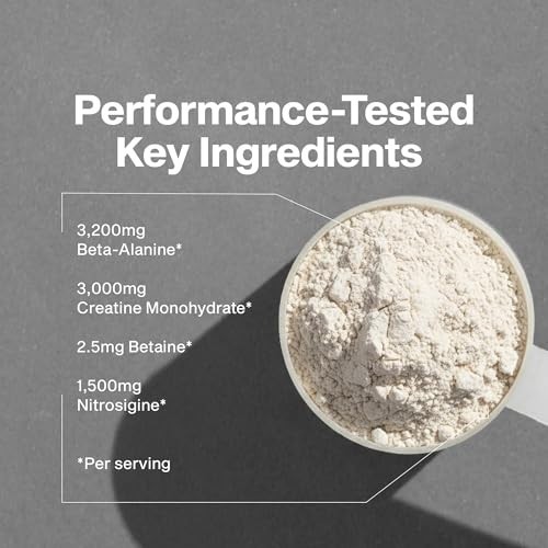Pre-Workout Powder for Intense Energy & Muscle Pump – 30 Servings, 272g Mix