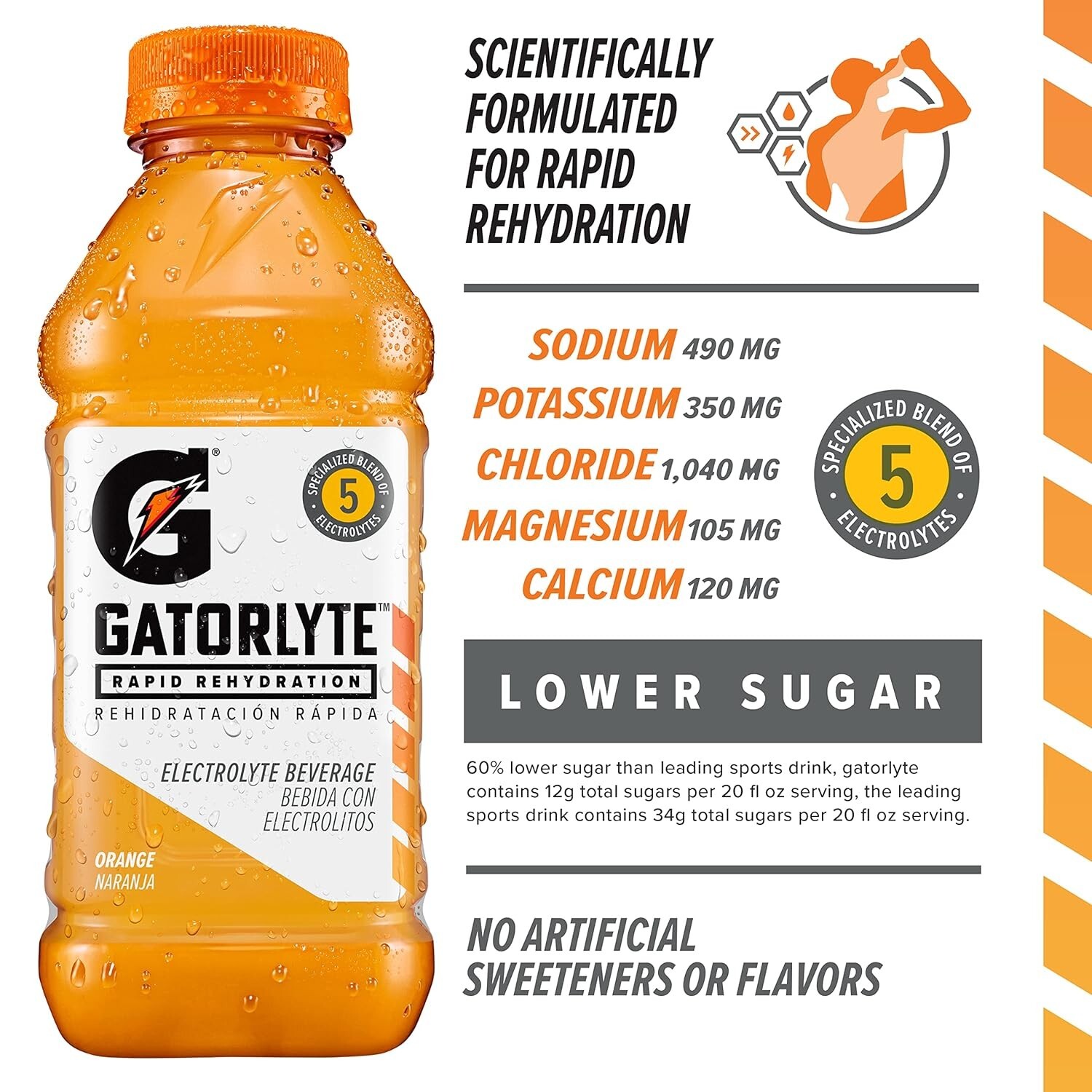 Scientifically Formulated Rapid Rehydration: Gatorlyte Electrolyte Beverage, …