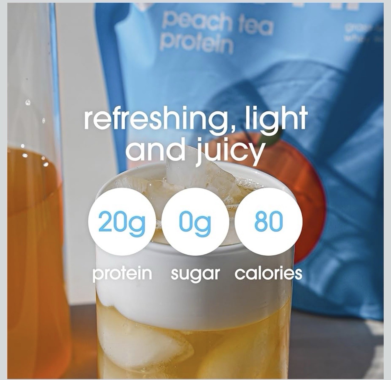 Clear Whey Isolate Protein Powder 20g Protein Lactose Free Zero Sugar