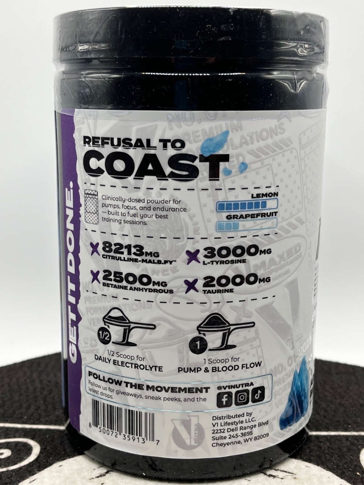 PUMP-LYTE (PUMP, HYDRATION & FOCUS) Stim Free Pre-Workout Zero Caffeine