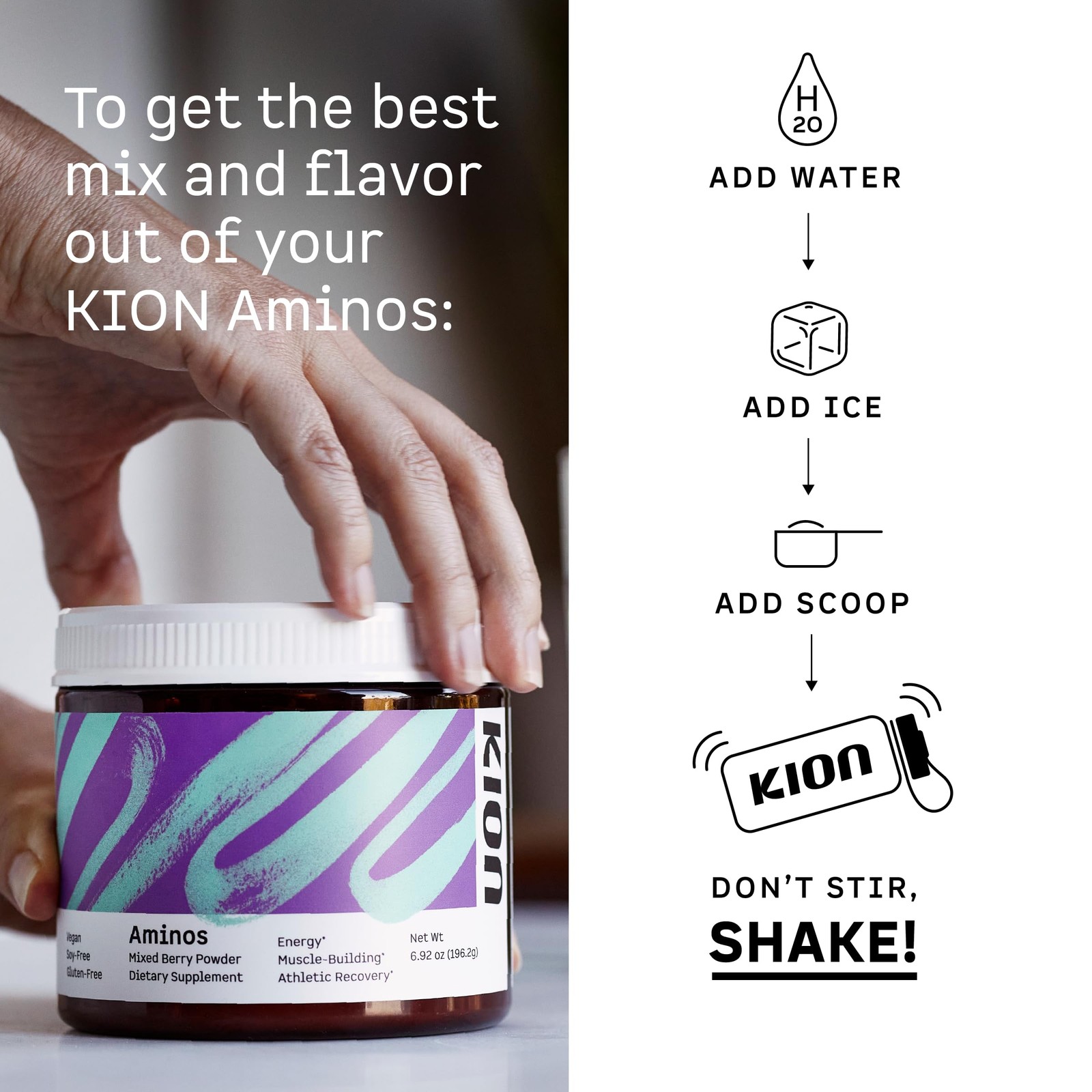 Kion Aminos Essential Amino Acids Supplement Amino Acid Powder, Amino Energy…