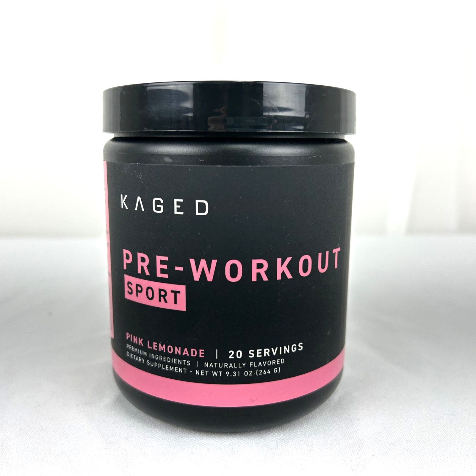 Kaged Pre Workout Sport Pink Lemonade 20 servings/ 9.31oz(264 g).