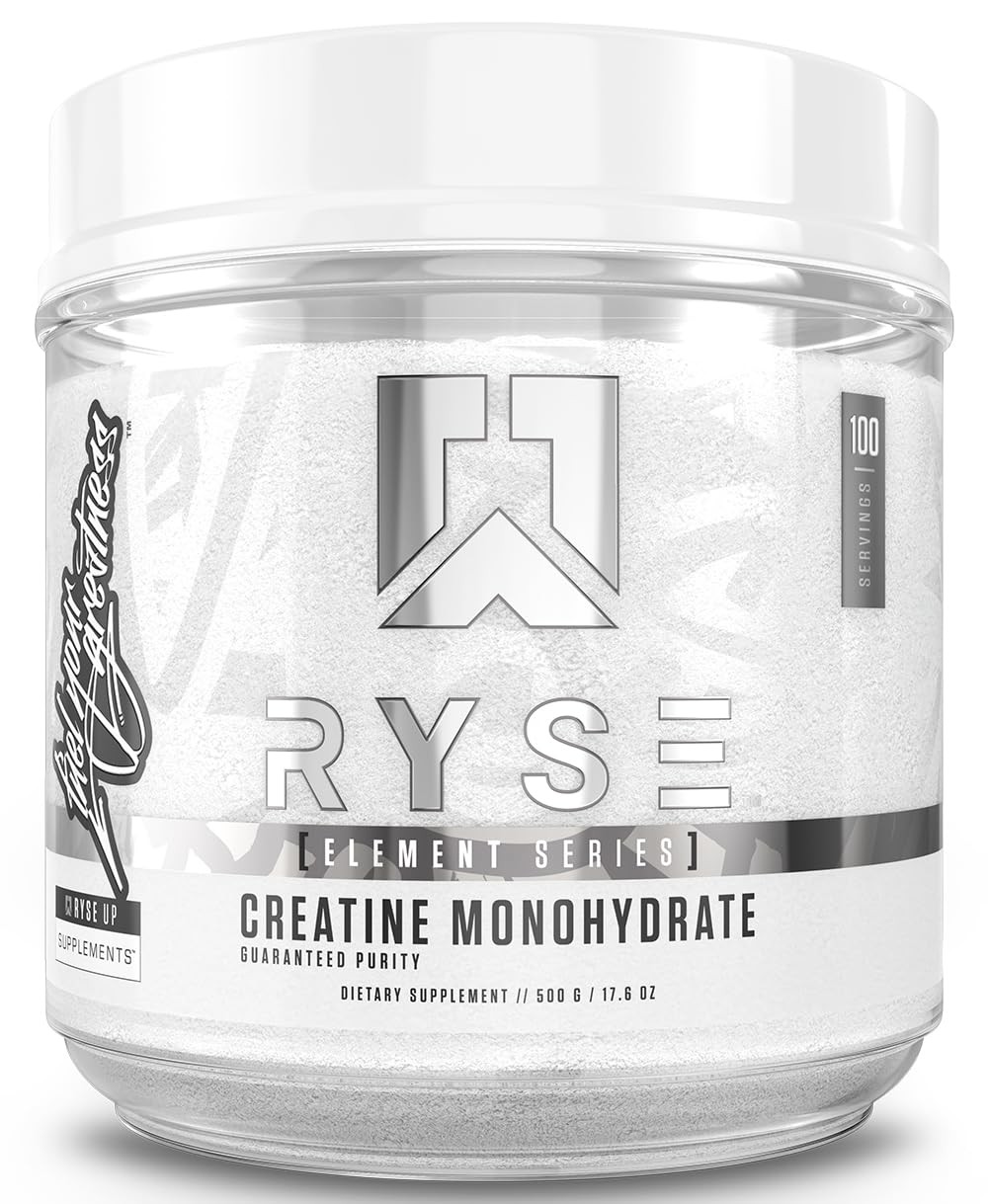 RYSE Creatine Monohydrate Powder – Unflavored – Supports Men & Women Lean Muscle