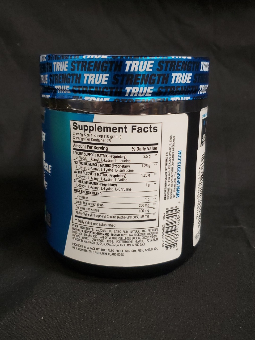 BPI Sports Best BCAA w/ENERGY Watermelon Ice Energy & Recovery Drink 8.8oz NEW