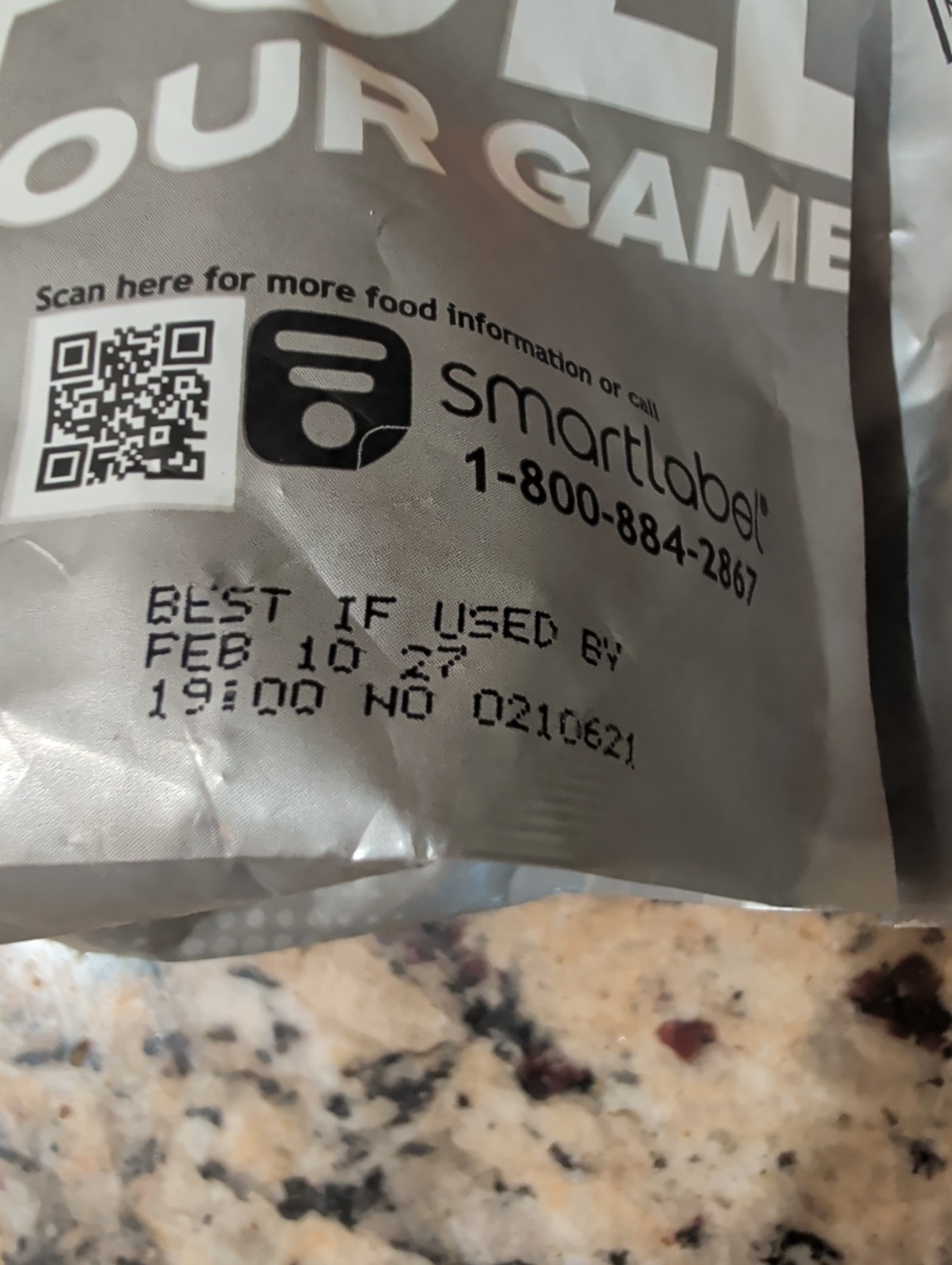 Gatorade Energy Chews Cool Blue Caffeine Free 2 Pack 60 Chews Total Exp 02/2027