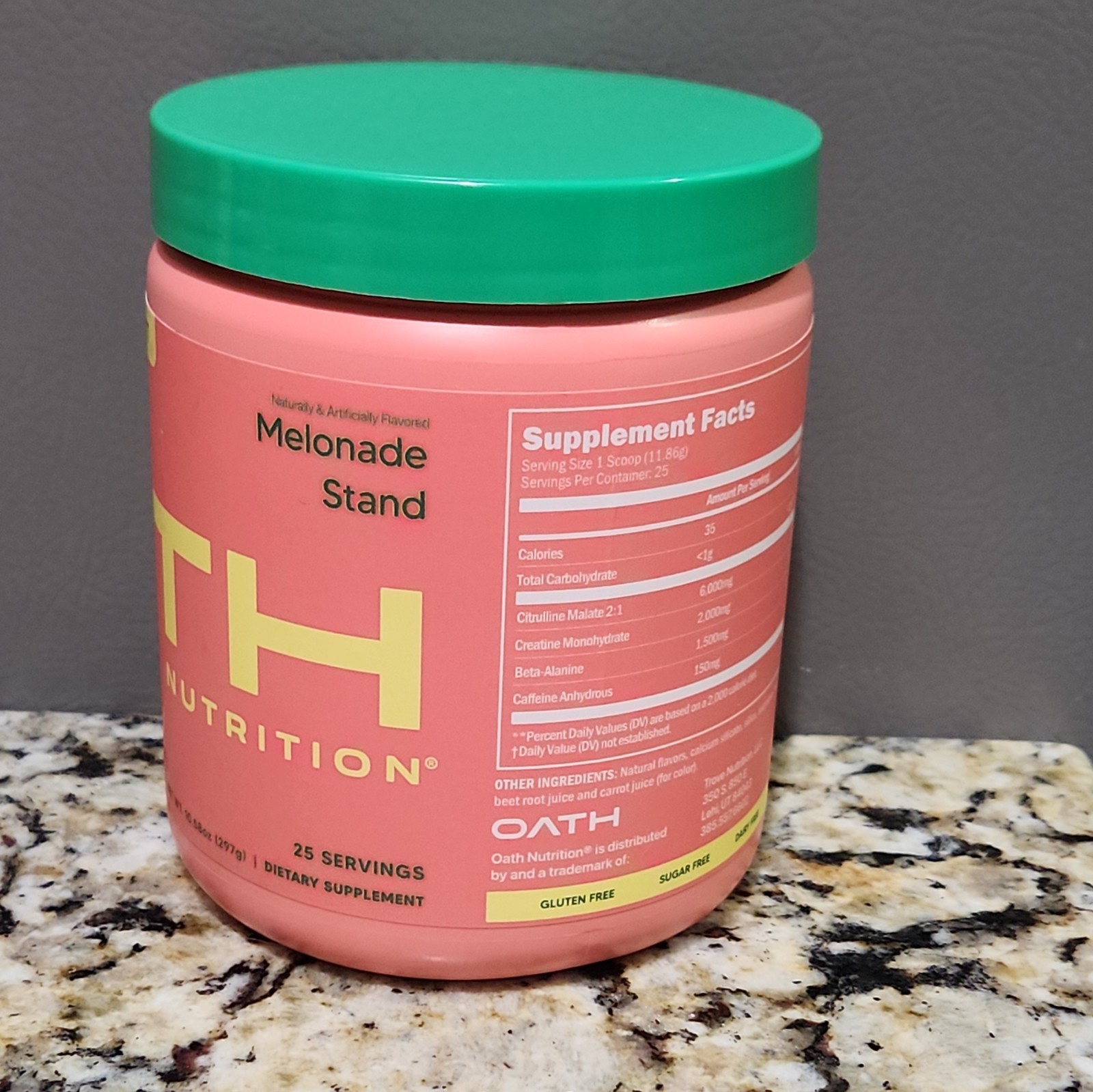 Oath Sport Pre-workout Powder Melonade Stand 10.58 Oz