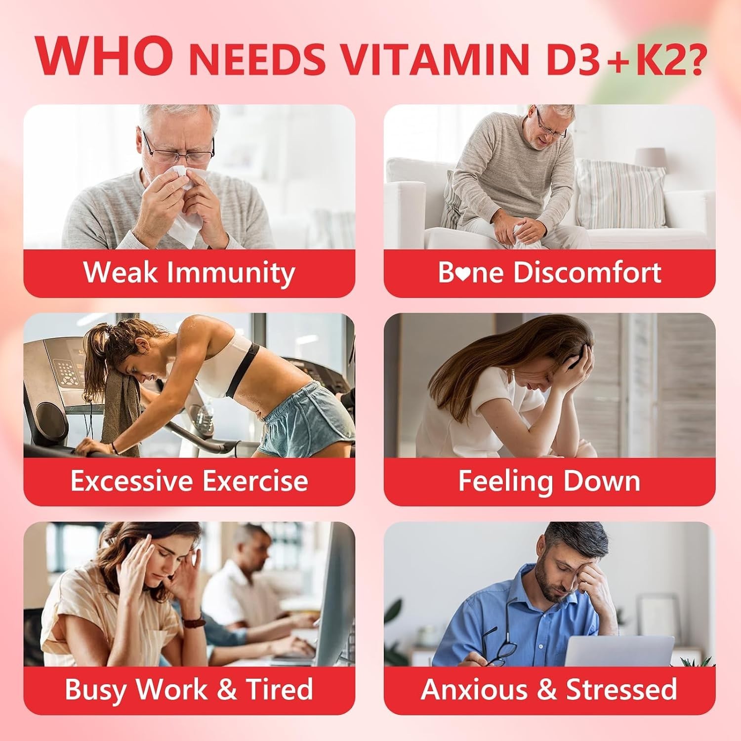 Jabsah brand Vitamin D3 K2 Gummies 10000 IU with Calcium, Magnesium & K2 (MK-7)