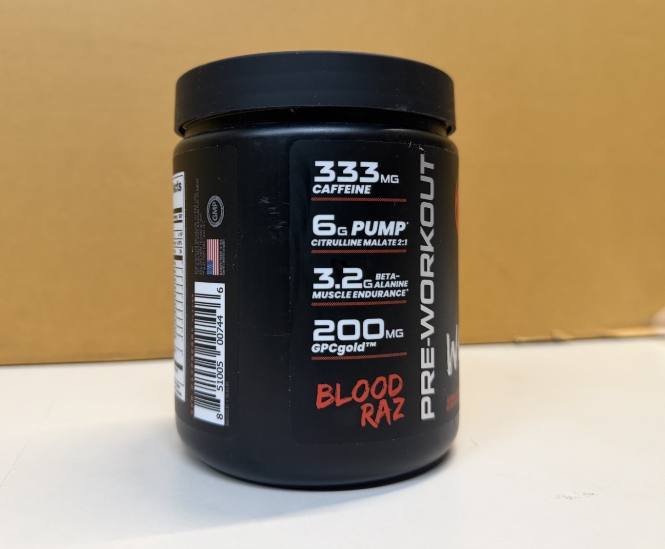 Bucked Up Woke AF High Stimulant – Blood Raz, 12.43oz * Fast Shipp | 10/2027 |