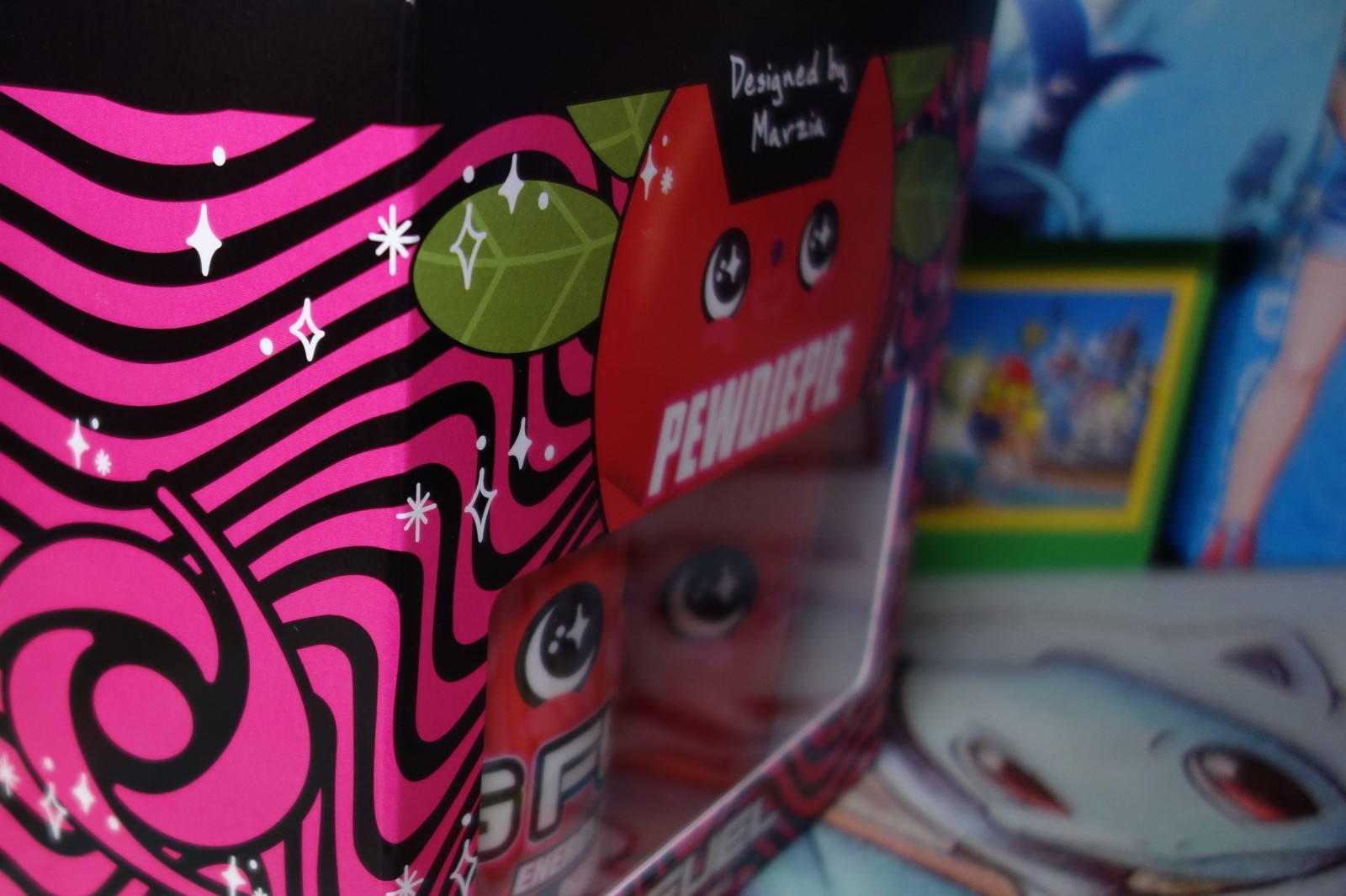 Marzia Pewdiepie Lingonberry G fuel Collector’s Box Brand New On Hand!