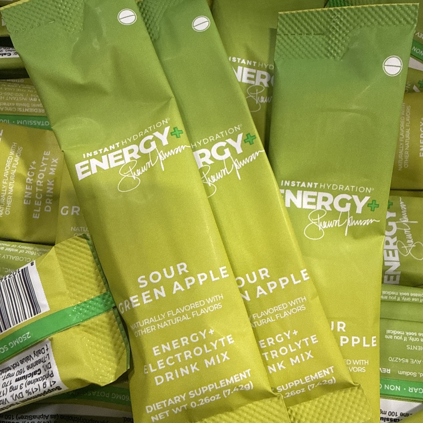 Instant Hydration ENERGY PLUS Drink SOUR GREEN APPLE – 30 Packets