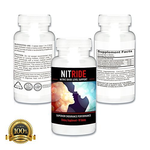 Nitride Nitric Oxide Blood Flow Booster For Male Enhancement & Pre Workout N.O.