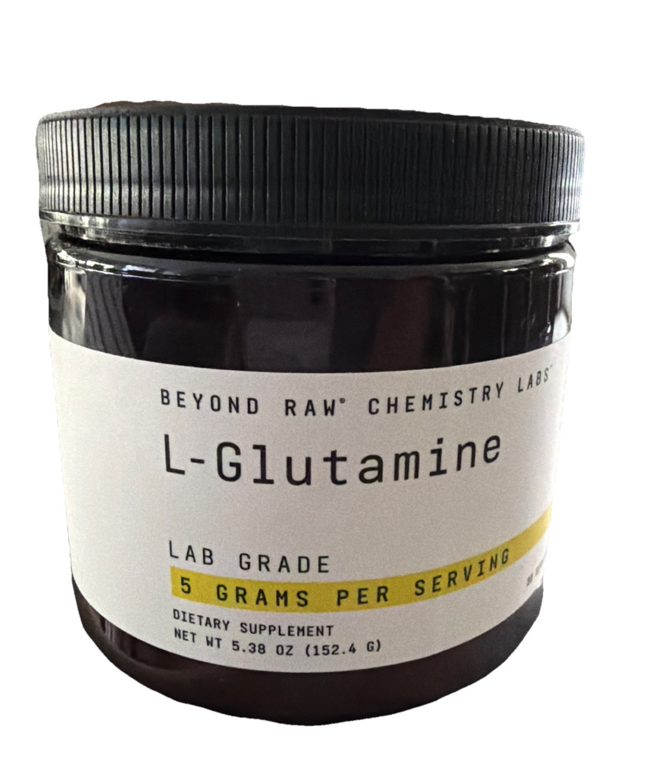 Unflavored Lab Grade L-Glutamine Powder – 30 Servings for Workout Enhancement