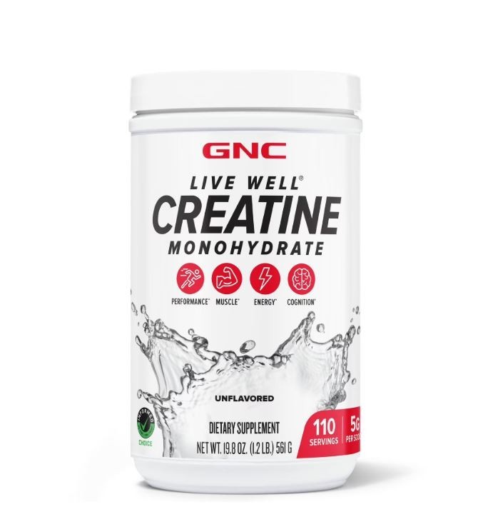 GNC Live Well Creatine Monohydrate, 1.2 lbs. Best Price