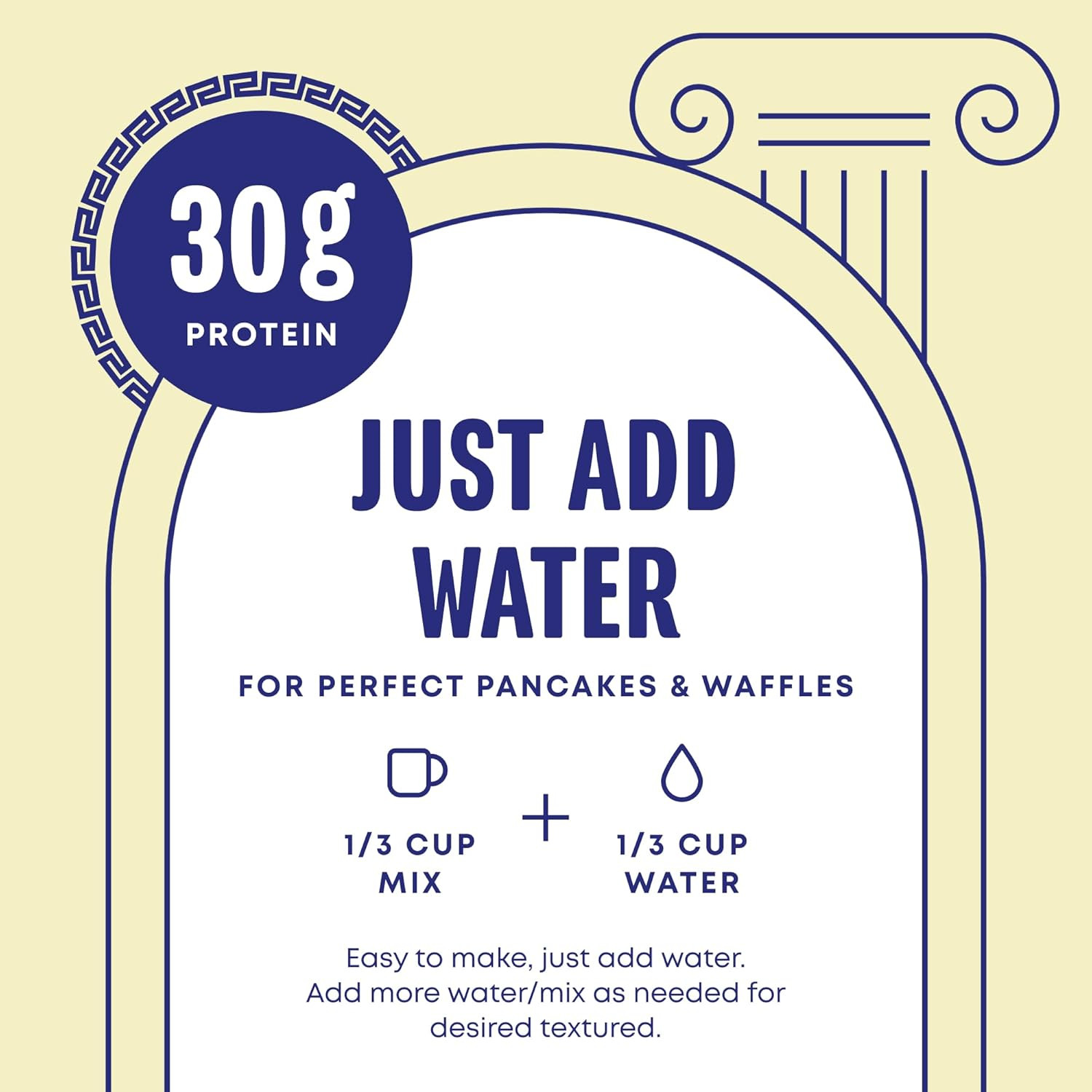 Protein Pancake Mix & Protein Waffle Mix by Phoros Nutrition 30G of Protein