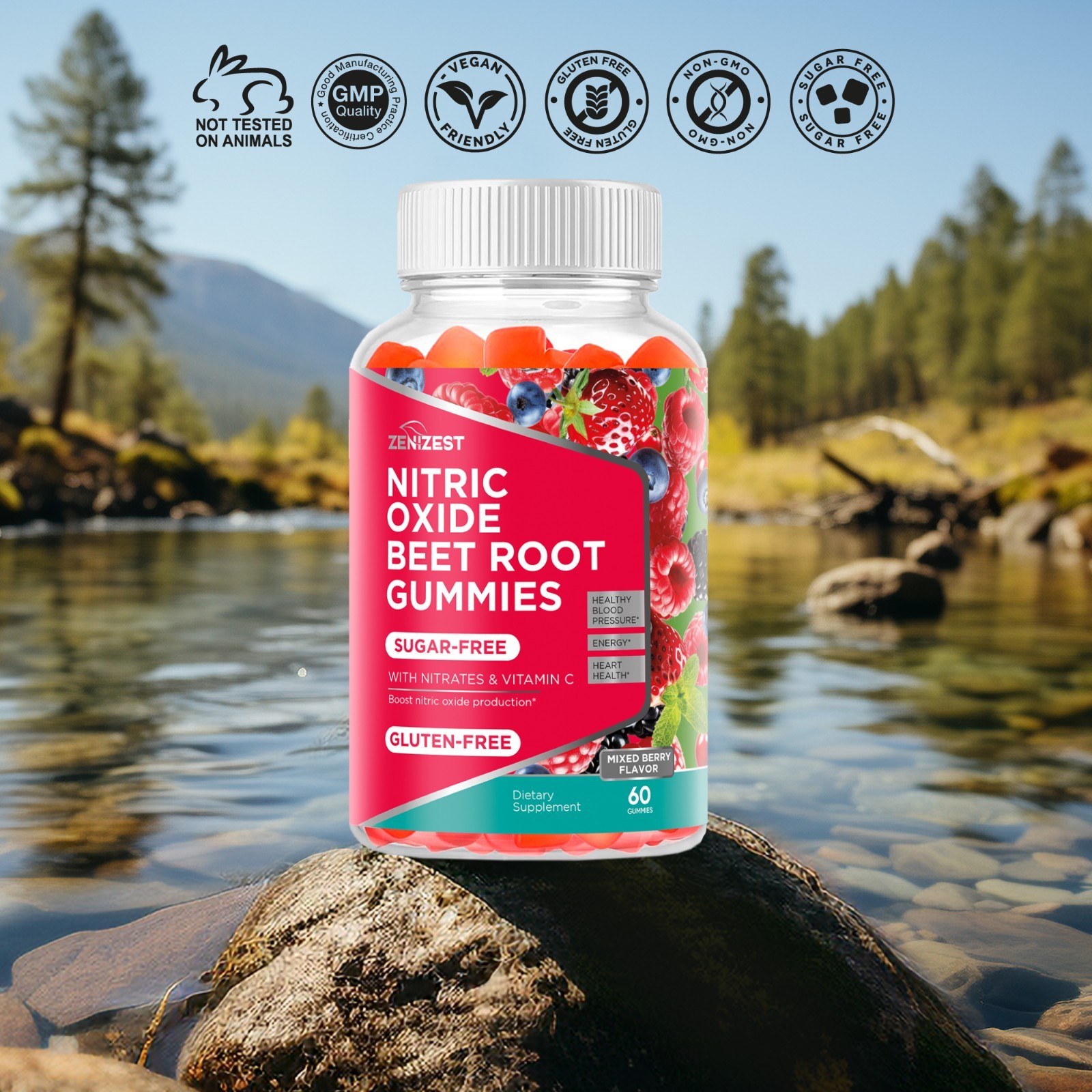 ZeniZest Beets Root Soft Chews Supplements – Support for Heart Health and Health