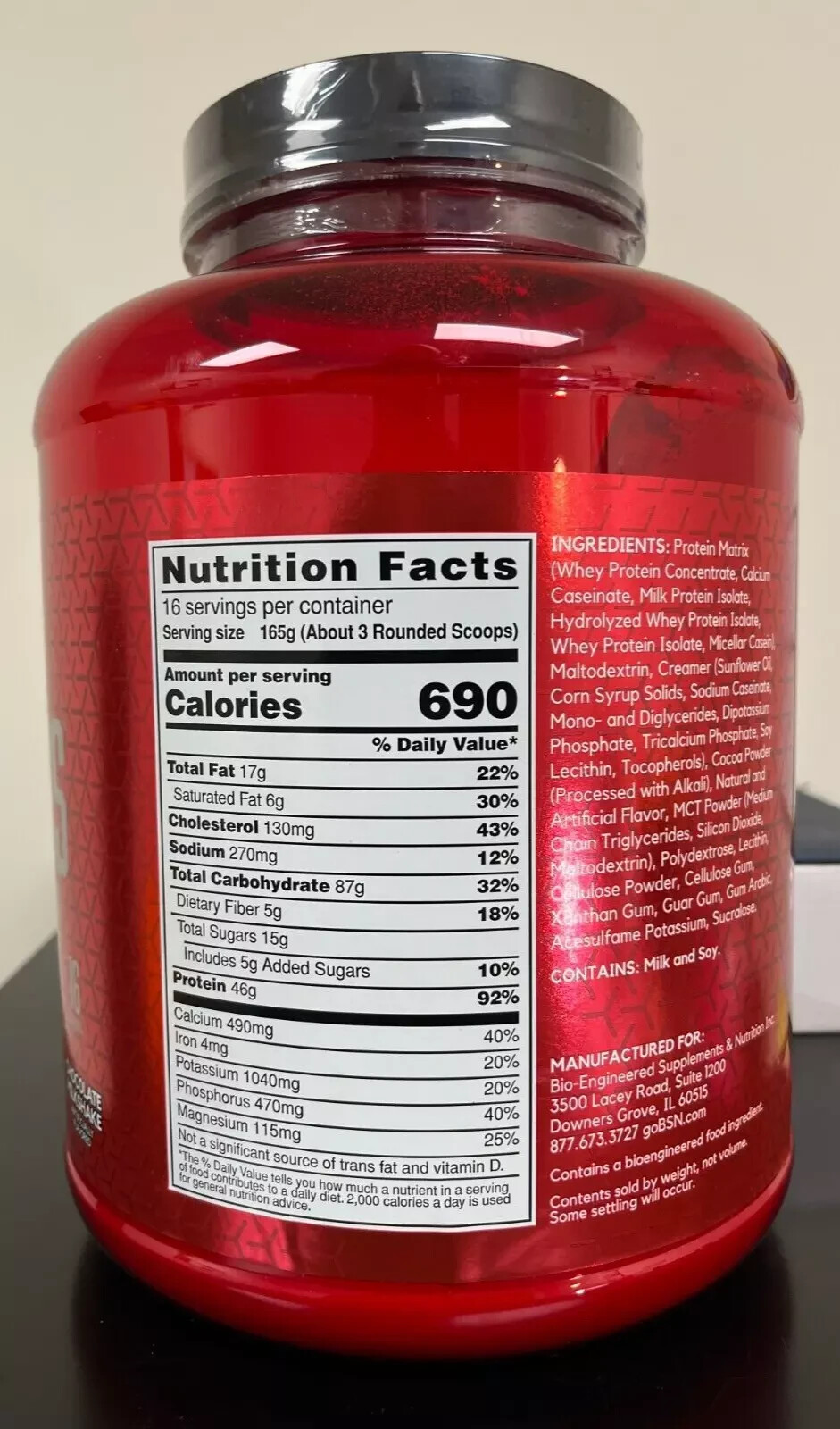 BSN True Mass Premium High Calorie Whey Protein Weight Gainer 5.82LB Tubs NEW