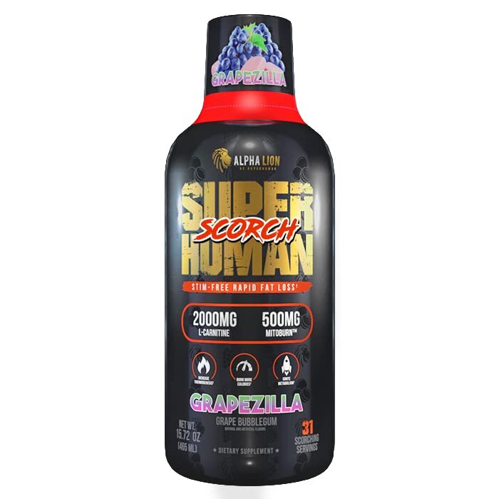 Alpha Lion Superhuman Scorch Stim-Free Rapid Fat Loss 31 Servings 3 Flavors New