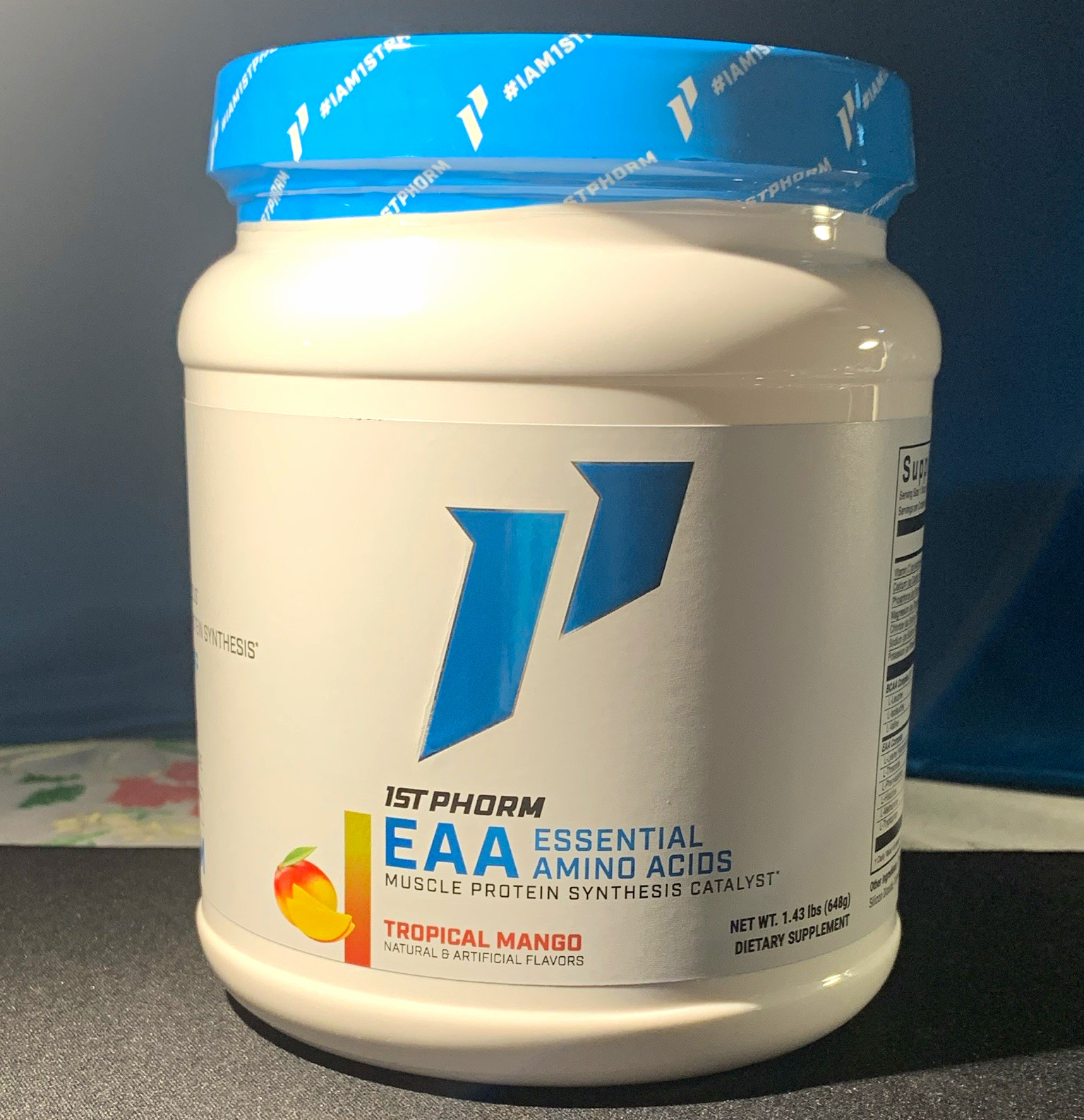1st Phorm EAA Essential Amino Acids Powder Gluten-Free Tropical Mango 1.43lb