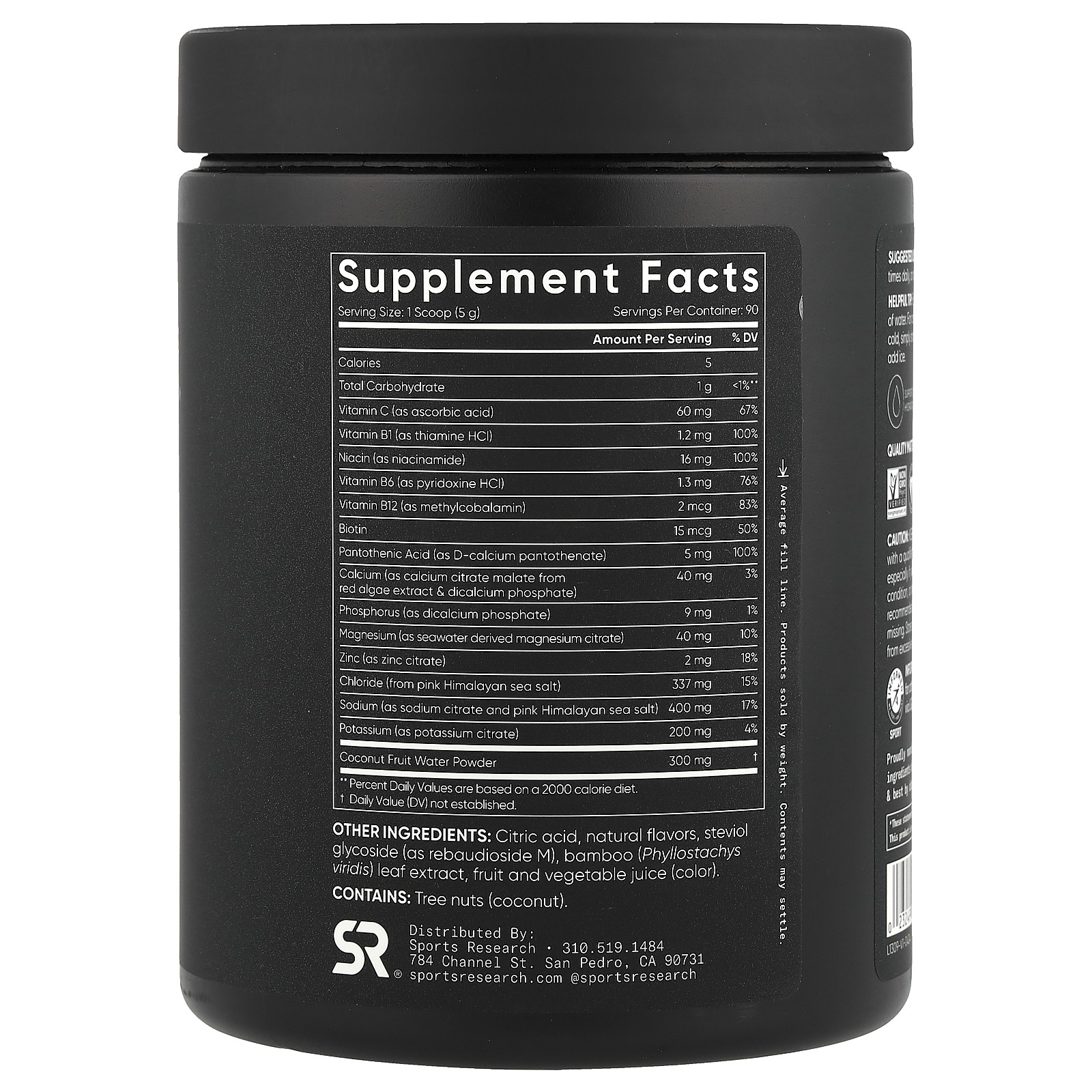 Hydrate Electrolytes, Raspberry Lemonade, 15.87 oz (450 g)