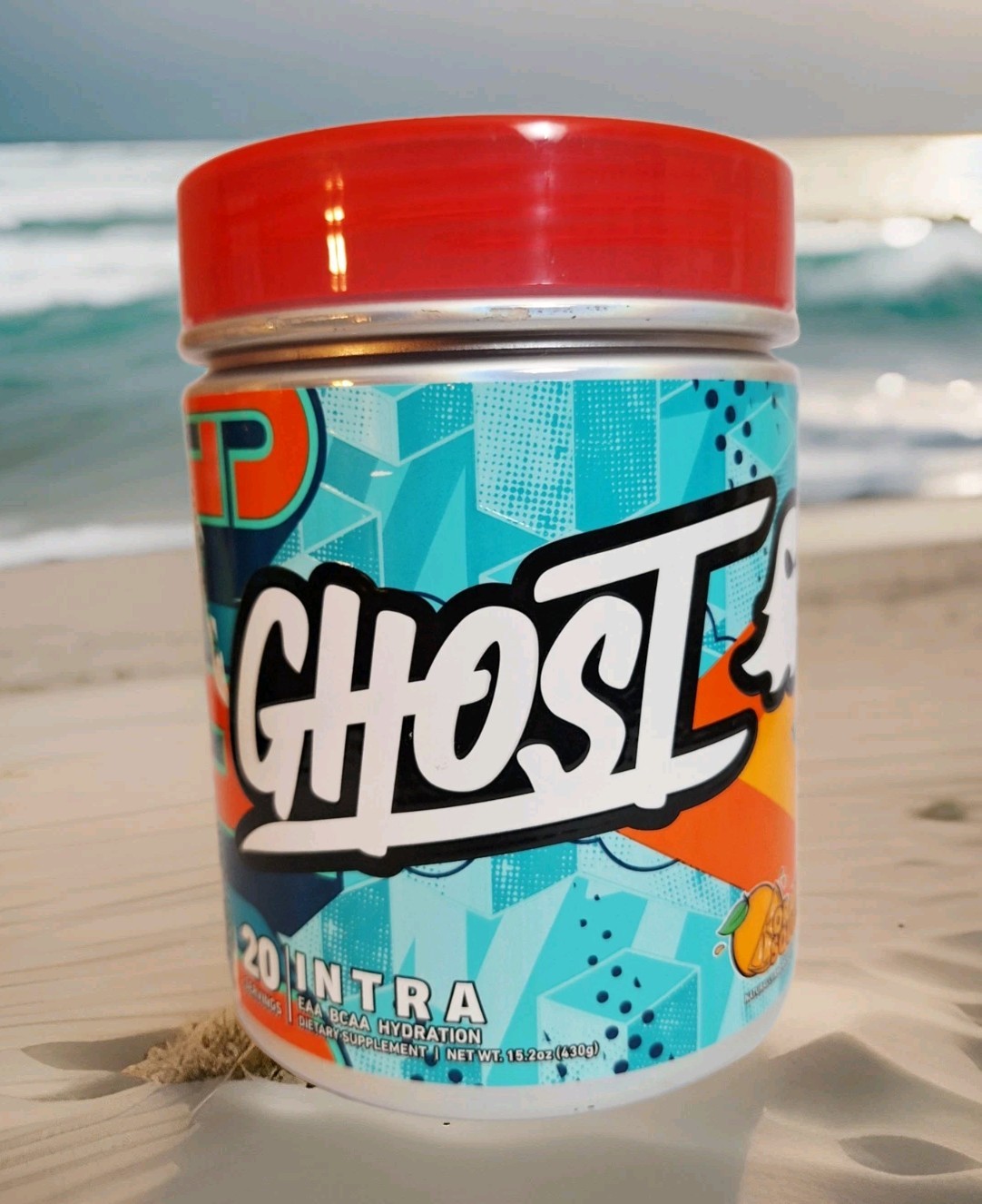 Ghost Intra-Hydration Aminos, Orange 🍊 20 Servings, EAA’S & BCAA’S, 01/2027✨️