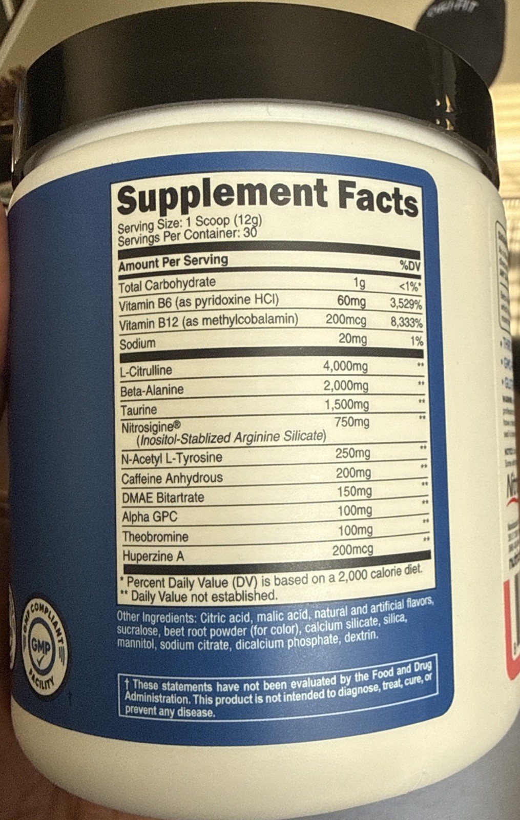 Nutricost Pre-Workout Complex Powder (Watermelon Candy) 30 Servings