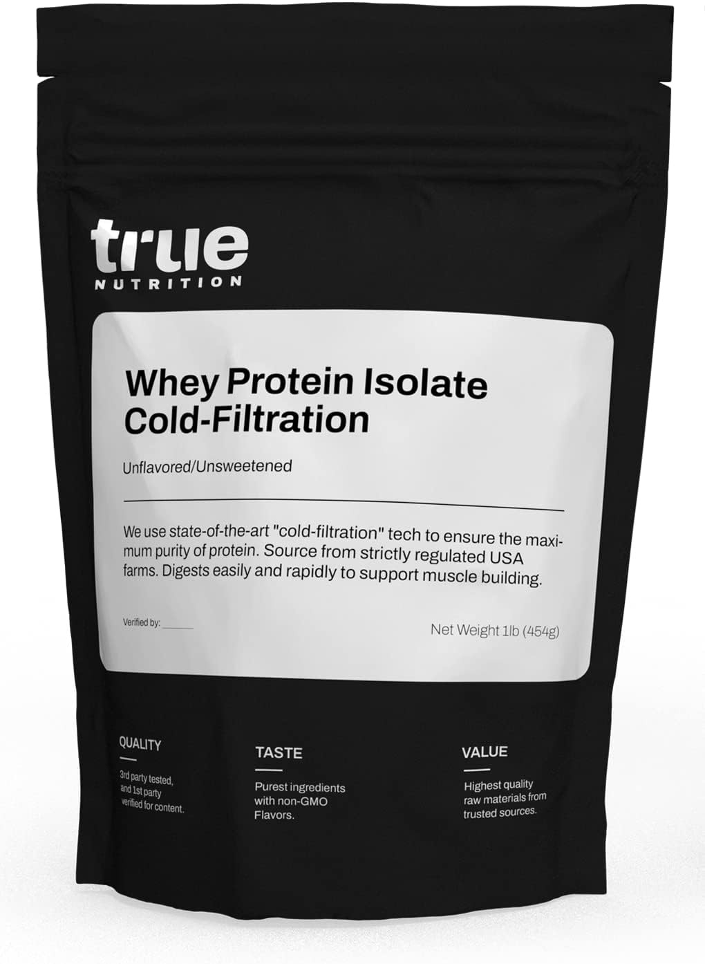 True Nutrition Whey Protein Isolate Powder – Cold-Filtered, 30g Protein per S…