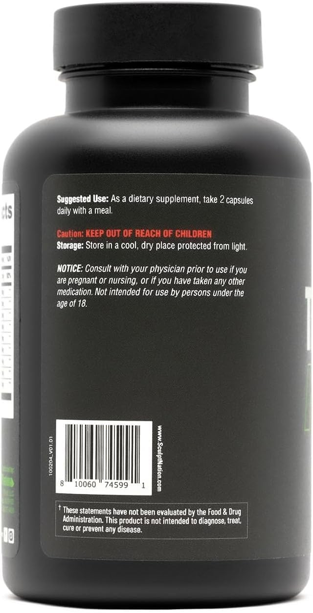 Sculpt Nation by V Shred Test Boost Max – Testosterone 60 Count (Pack of 1)