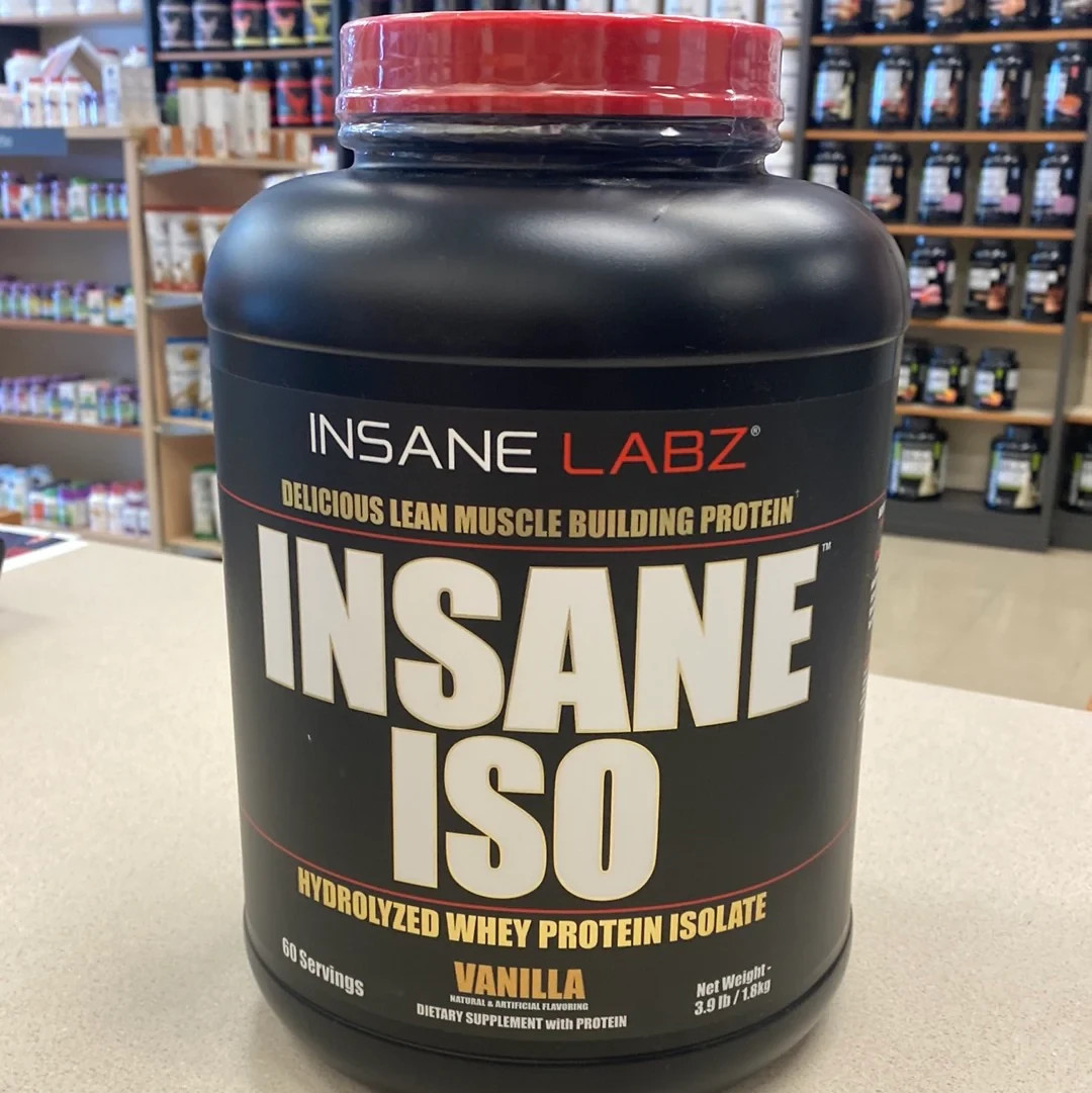 INSANE ISO VANILLA PROTEIN BY INSANE LABZ GREAT TASTING LEAN PROTEIN