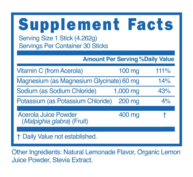 Hydration Amplifier – Salt Electrolyte Therapy 150 Servings (30 units x 5 Bags)