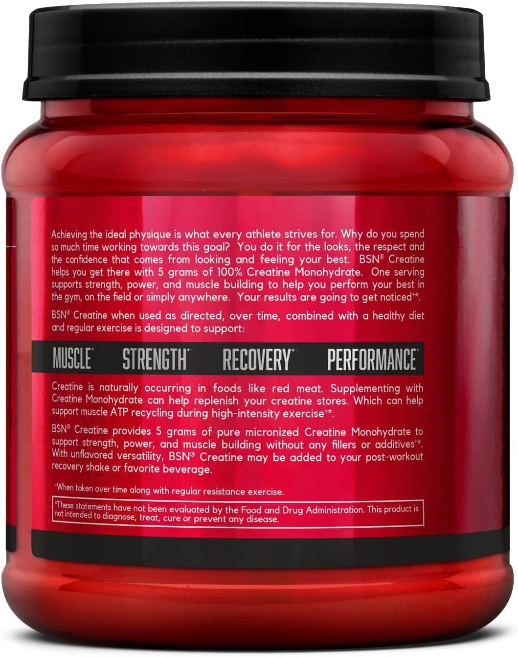 Micronized Creatine Monohydrate Powder 5000mg – 60 Servings for Muscle Growth &