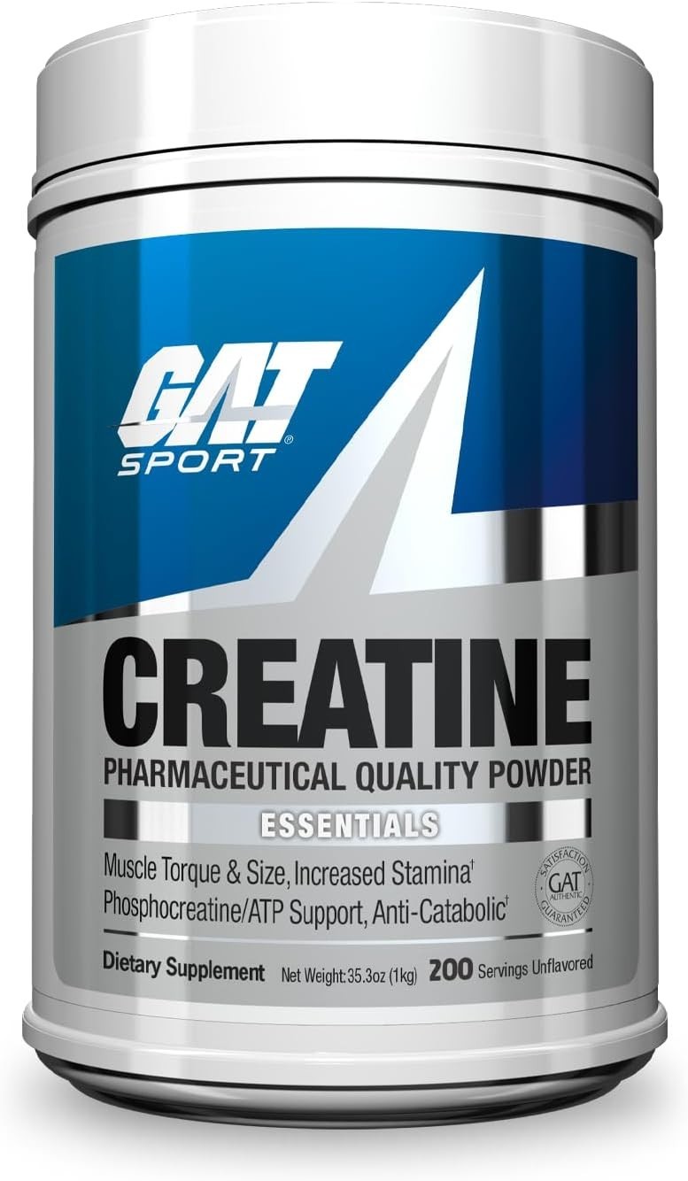 GAT Sport Creatine Monohydrate Powder 5g 35.3 oz (1 kg) Unisex 200 SERVINGS