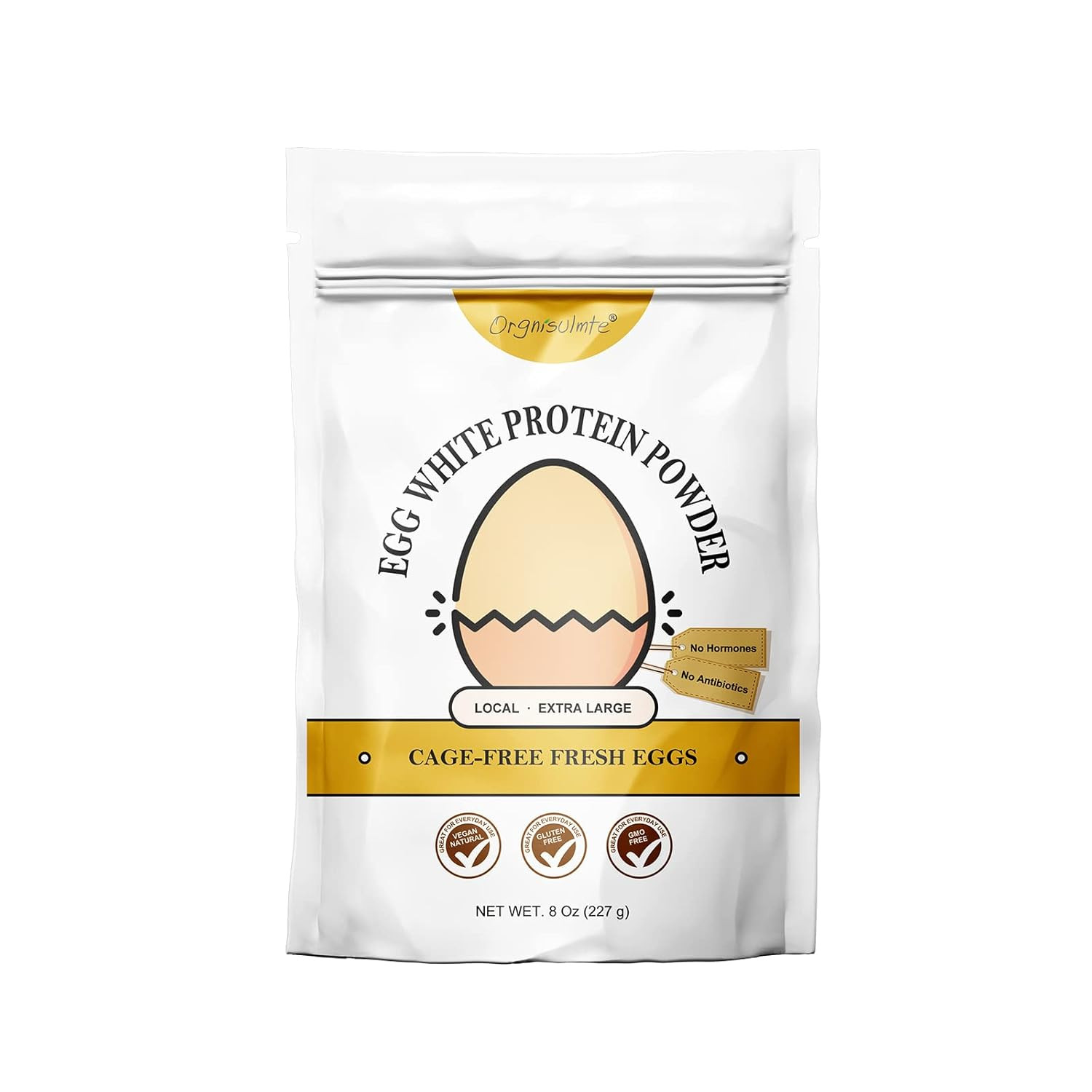 Egg White Protein Powder 8 Oz, Pasteurized Dried Egg Whites Protein, Gluten-F…