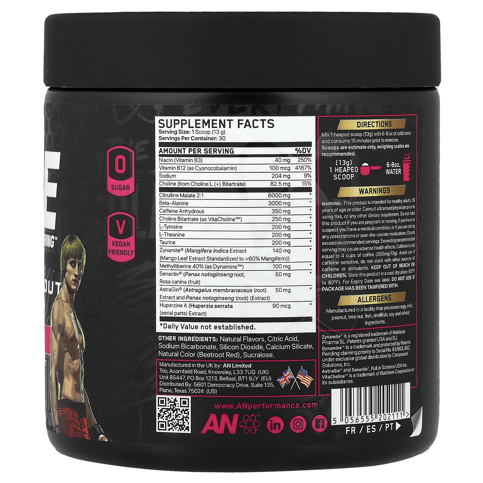 Ultimate Pre-Workout, Baddy Berry, 13.75 oz (390 g)