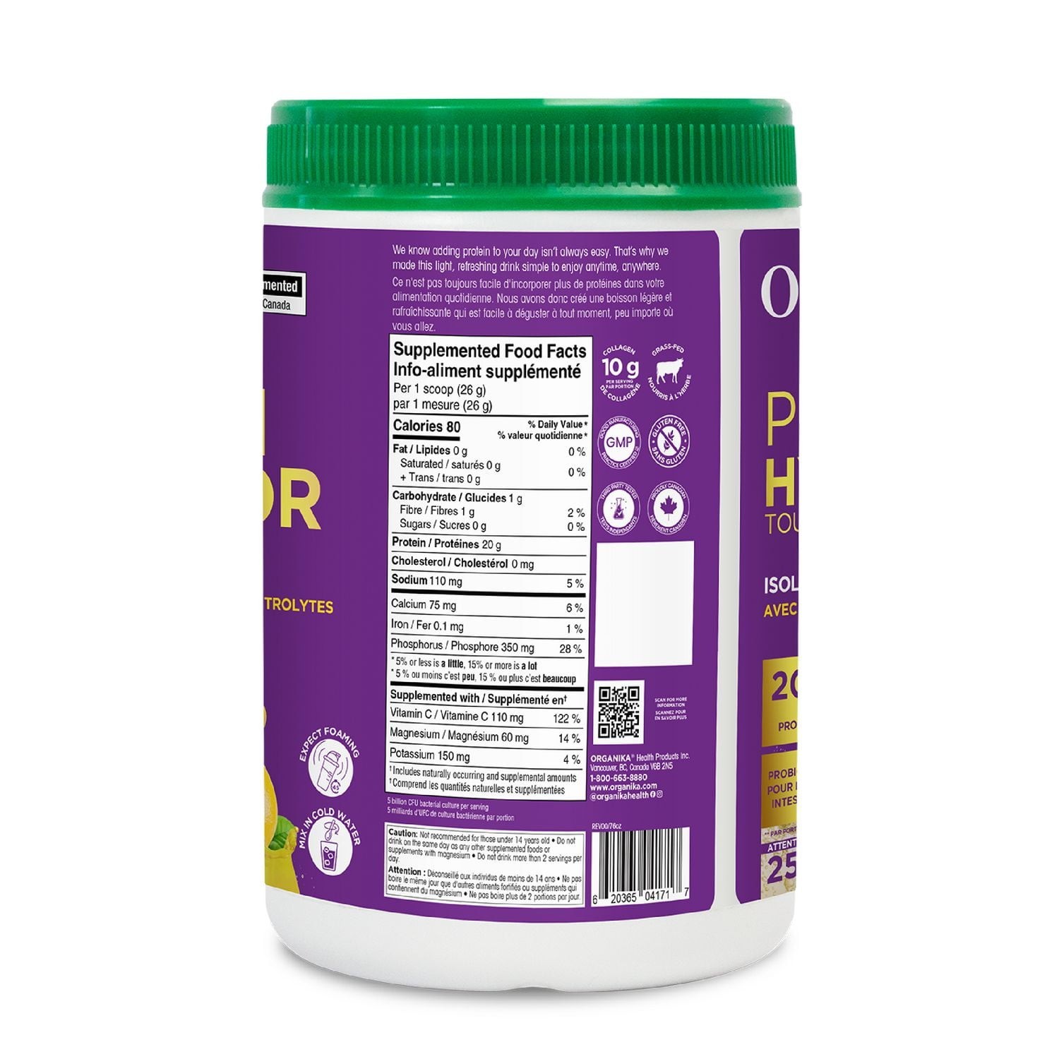 Organika Clear Whey Isolate Protein Hydrator 2-Pack 50 Servings 2 Flavors