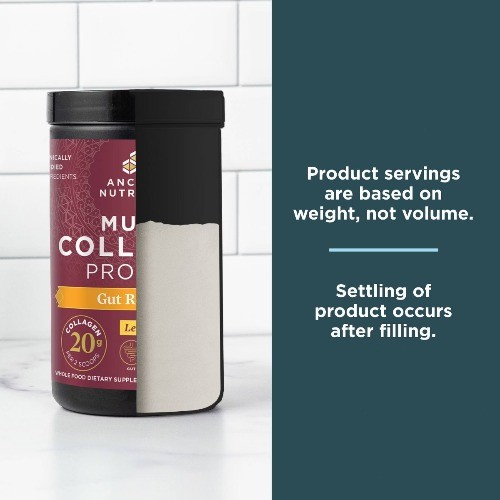 Ancient Nutrition Multi Gut Restore Powder – Lemon – Collagen Protein – 8.4oz