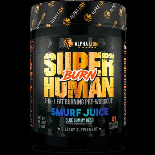 ALPHA LION SUPERHUMAN (BURN) 2-IN-1 FAT BURNING PTRWORKOUT FREE SHIPPING