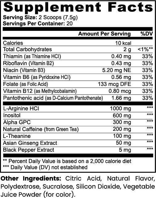 Focus Powder (Sour Grape)