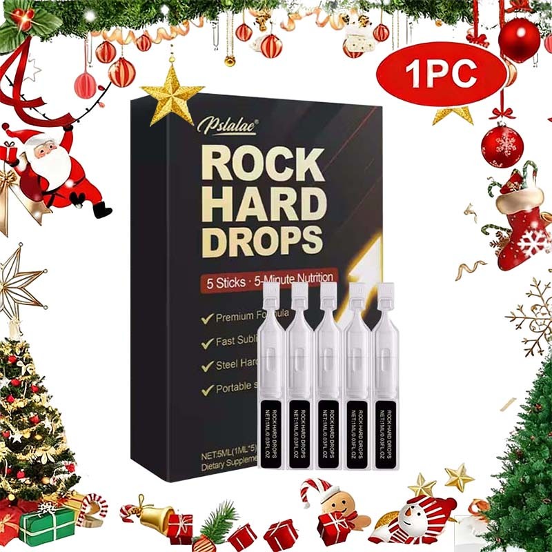 Rock Hard Drops – Energy & Endurance, Tribulus Terrestris, Maca Root, L-Arginine