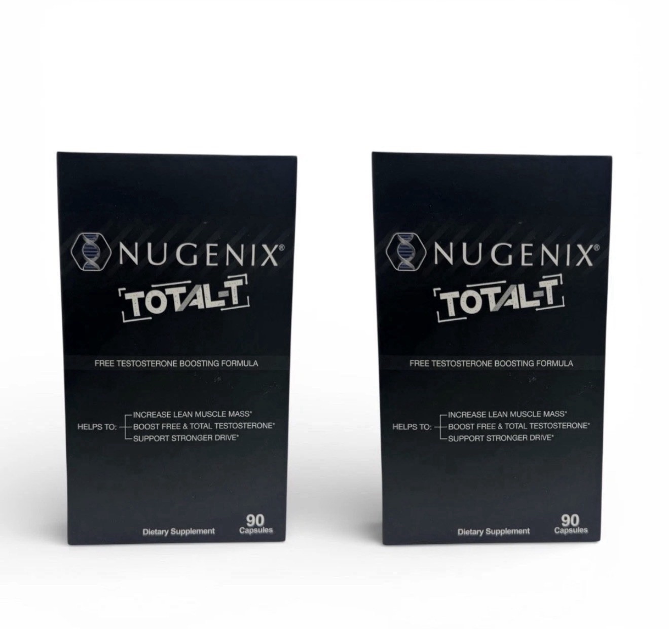 Nugenix Total-T Testosterone Booster 90 Capsules Supplement Lot of 2