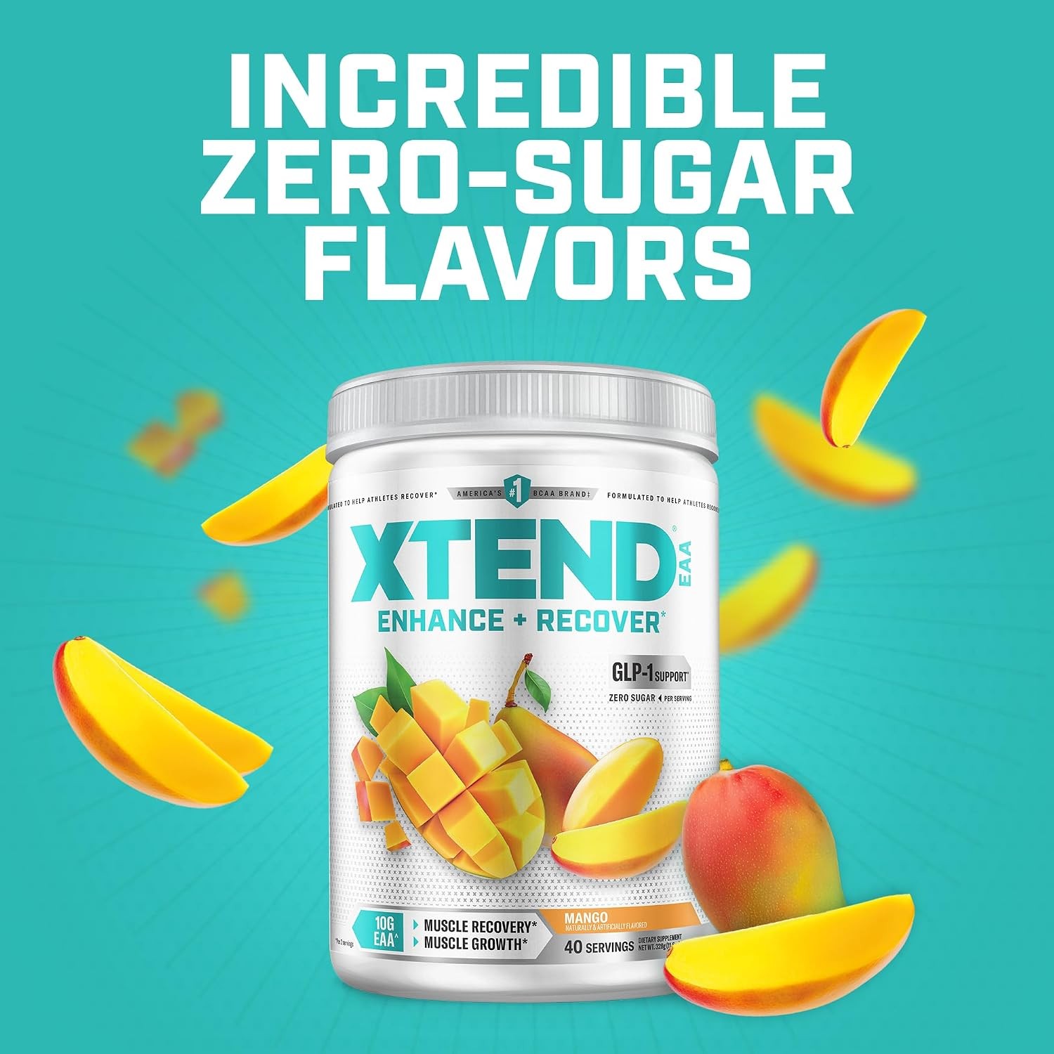 Xtend EAA BCAA Recovery Powder Essential Amino Acids Lean Muscle Growth