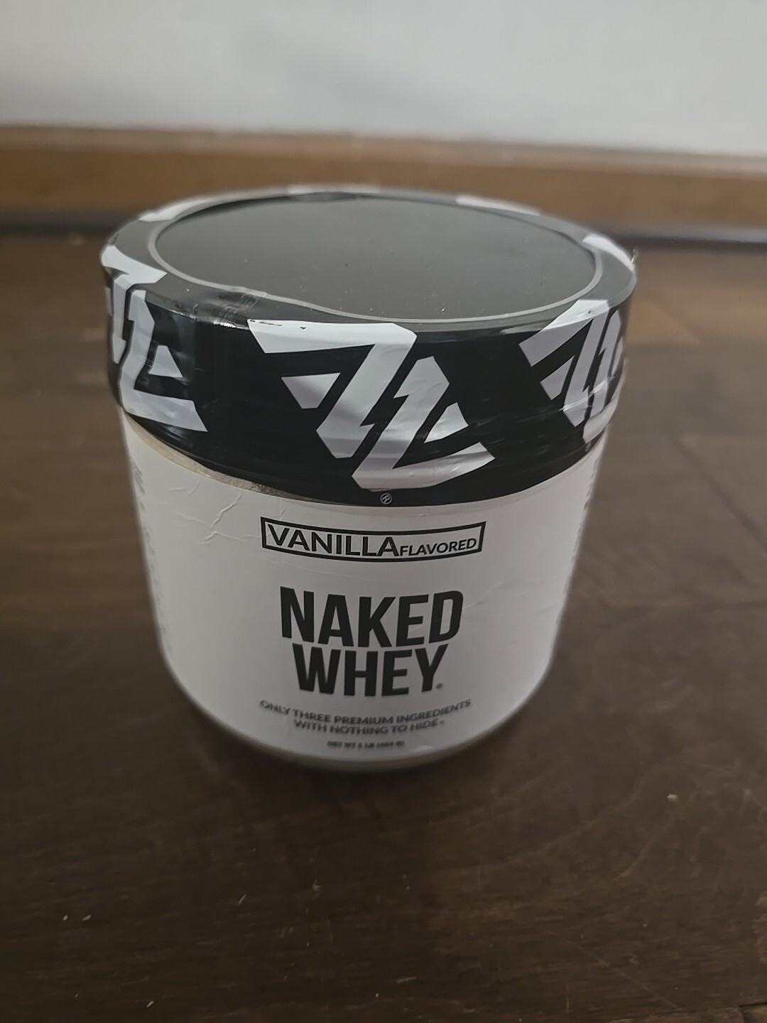 Naked Vanilla Whey Protein 1Lb, Only 3 Ingredients, All Natural Grass Fed Whe…
