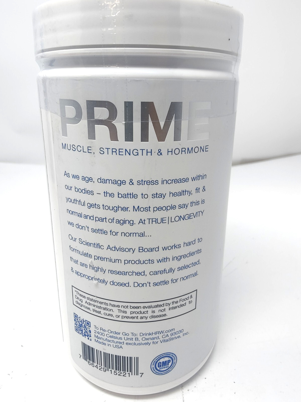 Prime Peach Mango Powder for Muscle strength 30 servings 15 oz 453g EXP10/25 NEW