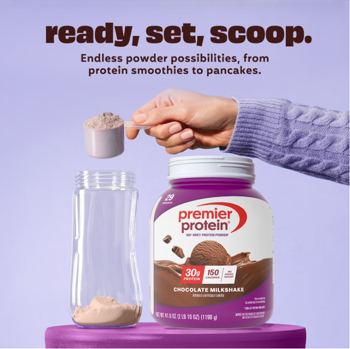 Premier Protein 100% Whey Protein Powder Chocolate 30g Protein 29 Servings