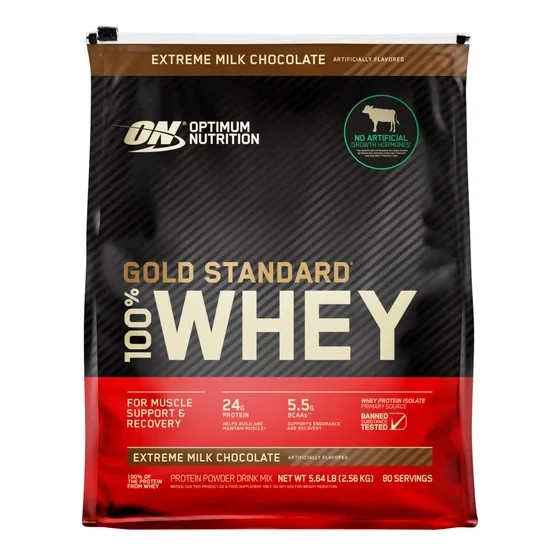 Optimum Nutrition Gold Standard 100% Whey Protein, Extreme Milk Chocolate 5.64LB