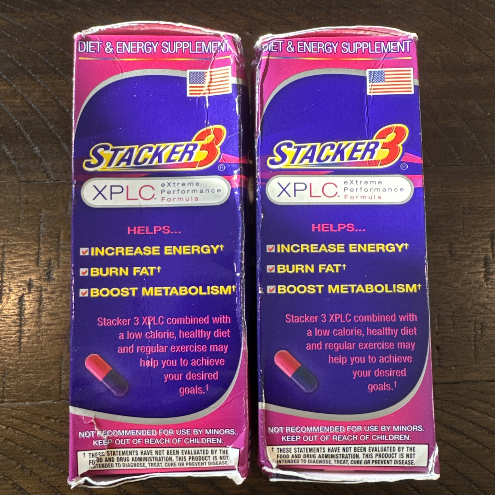 Stacker 3 XPLC 80 Capsules/Bottle Supplement 2X Bottles 160 Capsules Sealed NEW