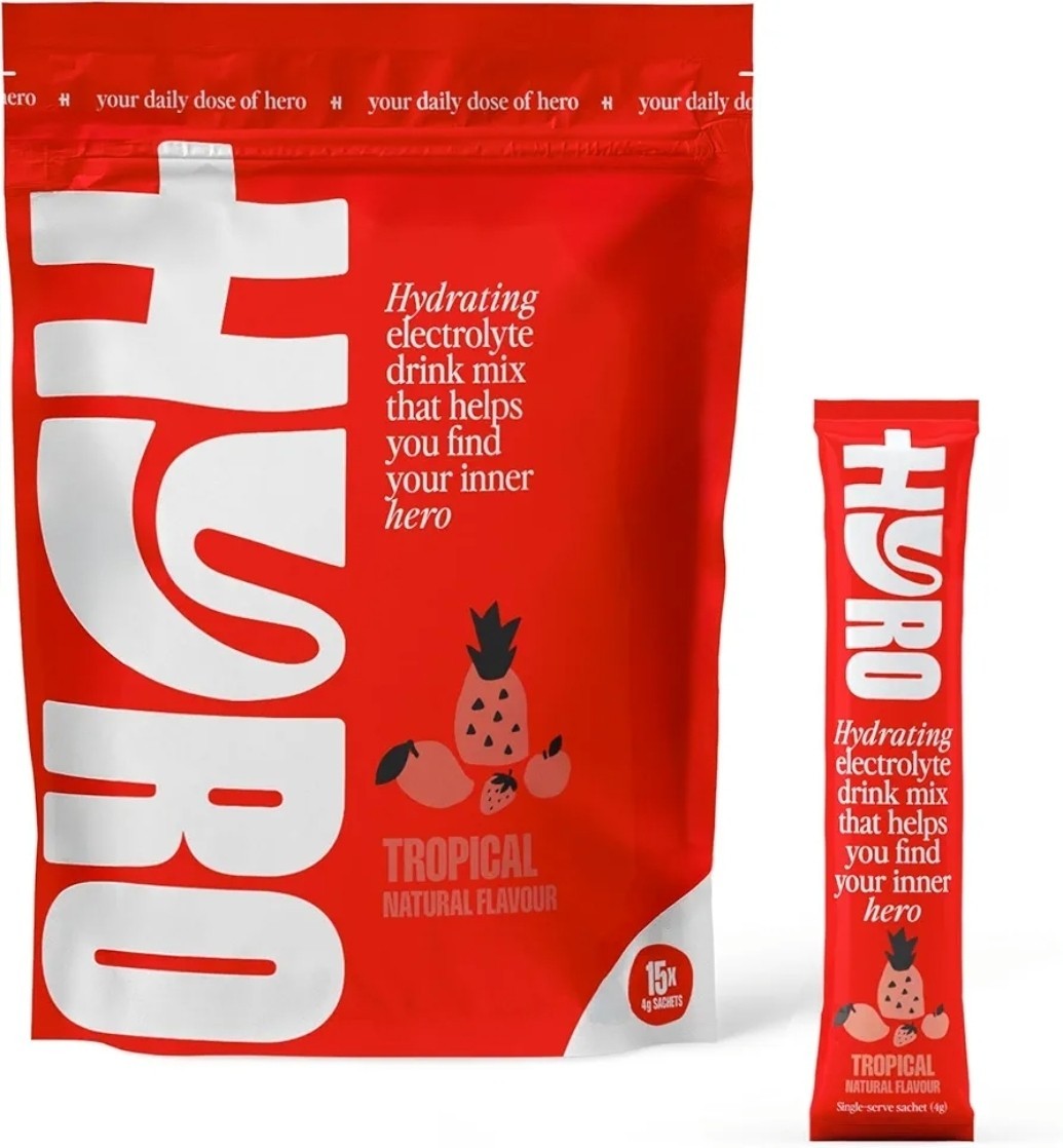 Hyro Hydrating Electrolyte Tropical Sugar Free Vegan Keto 15 Servings Exp 09/20…